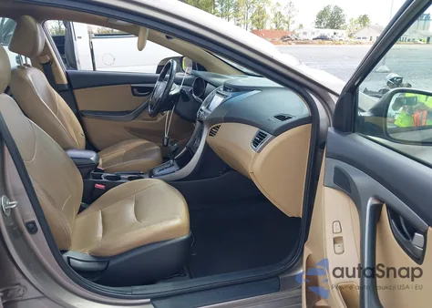 2013 Hyundai Elantra Limited from USA, damaged, VIN 5NPDH4AE8DH392665